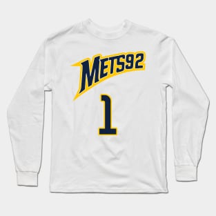 Victor Wembanyama METS92 Jersey (Front/Back) Long Sleeve T-Shirt